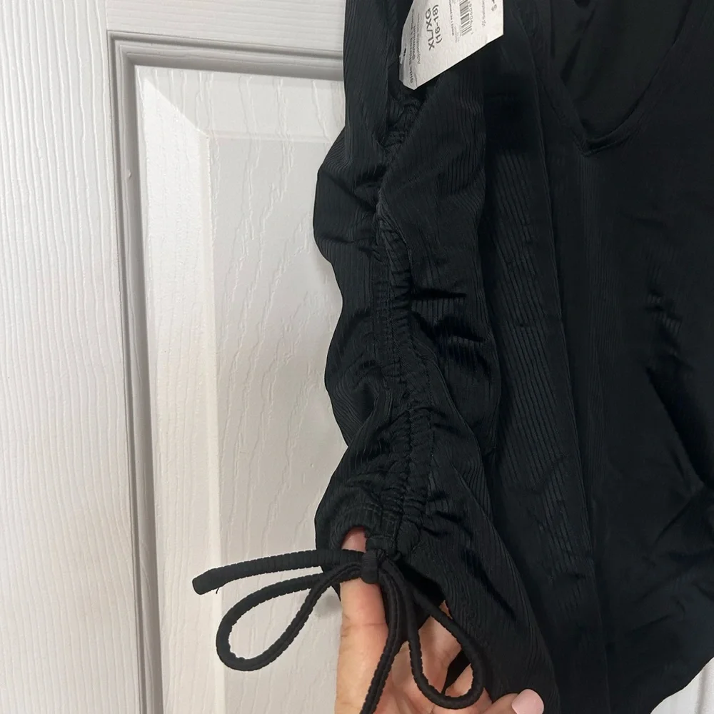 NWT Black Time & Tru One Piece Bathing Suit - Picture 3 of 5